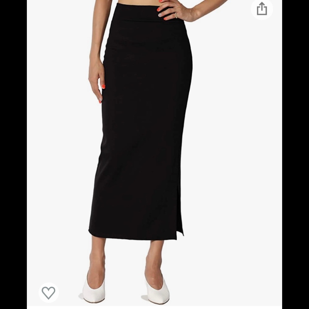 Black Midi Skirt